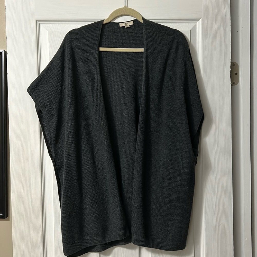 Loft Shawl- Gray/Blue- Size XS/S